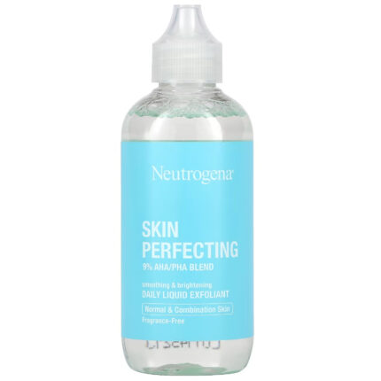 Neutrogena, Skin Perfecting, жидкий эксфолиант для ежедневного применения, для жирной кожи, без отдушек, 118 мл (4 жидк. Унции)