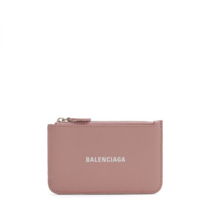 Картхолдер BALENCIAGA Long cash coin & cardholder, розовый