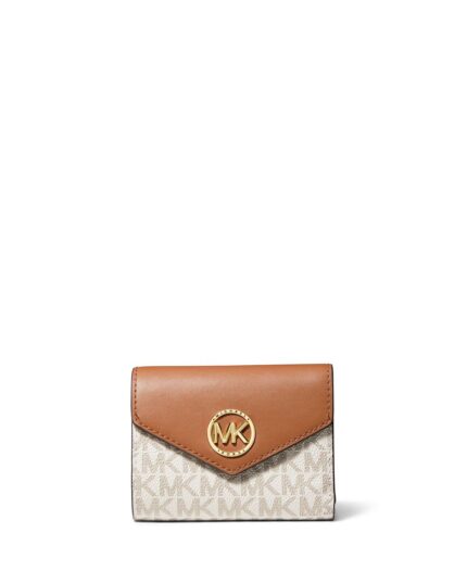 Кошелек-конверт с логотипом Greenwich тройного сложения Michael Kors