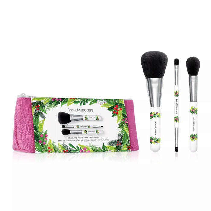 bareMinerals Limited Edition Face & Brush Trio набор из трех кистей для макияжа