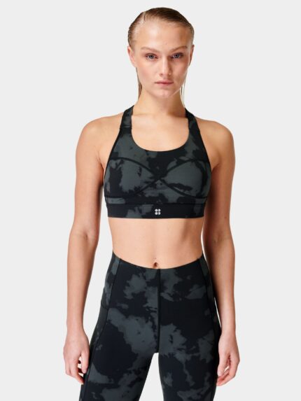 Спортивный бюстгальтер средней ударной нагрузки Sweaty Betty Power, белый