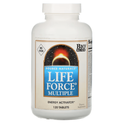 Мультивитамины Life Force, без железа, 120 таблеток, Source Naturals