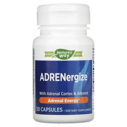 ADRENergize, энергия надпочечников, 50 капсул Nature&apos;s Way