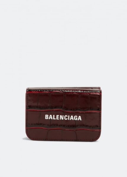 Кошелек BALENCIAGA Cash mini wallet, красный