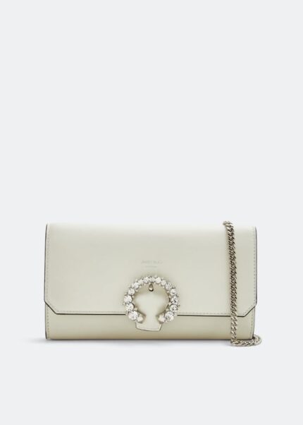 Кошелек JIMMY CHOO Chain wallet, белый