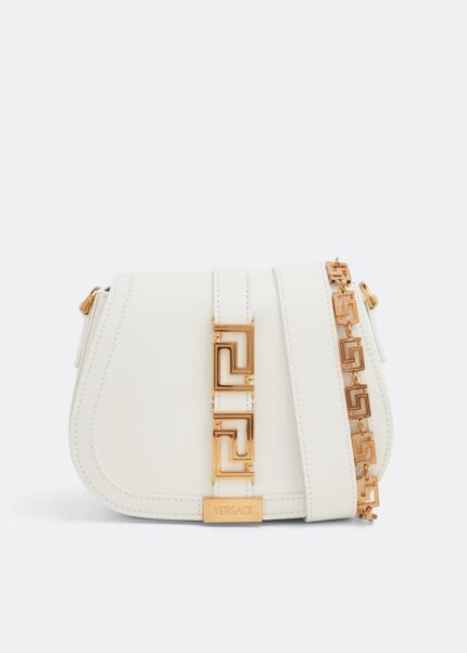 Сумка кросс-боди VERSACE Greca Goddess small shoulder bag, белый