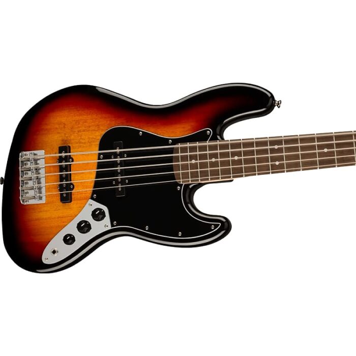 Squier Affinity Series Jazz Bass V, накладка на гриф Laurel, черная накладка, 3 цвета Sunburst 0378651500