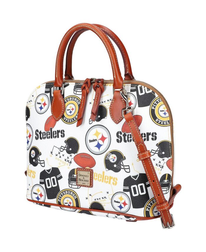 Женская сумка-портфель Pittsburgh Steelers Gameday на молнии Dooney & Bourke