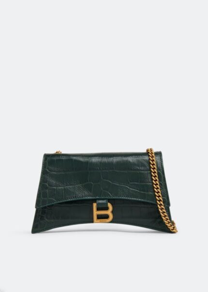 Кошелек BALENCIAGA Cash mini chain wallet, черный