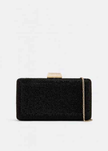 Клатч JIMMY CHOO Clemmie clutch, черный