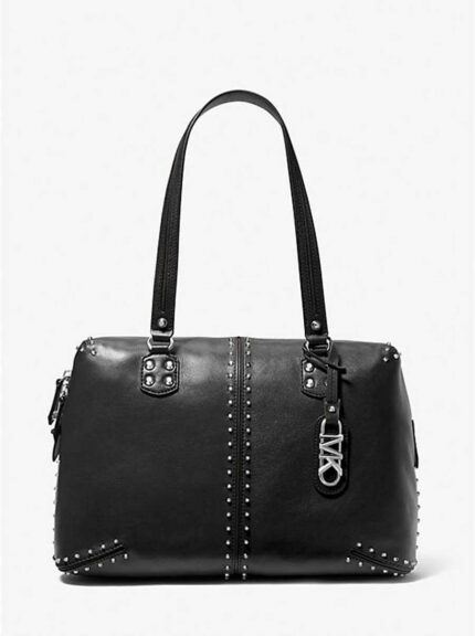 Сумка Michael Michael Kors Astor Large Studded Leather, черный