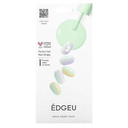 Уход за ногтями рук Edgeu Perfect Gel Nail Wraps ENP 121 Primadonna, набор из 16 шт.