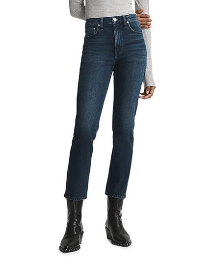 Джинсы-бойфренды Dre Slim в цвете Daphne rag & bone, цвет Blue