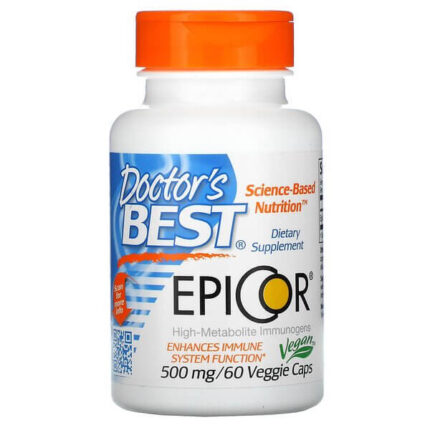 Epicor, Doctor&apos;s Best, 500 мг, 60 растительных капсул