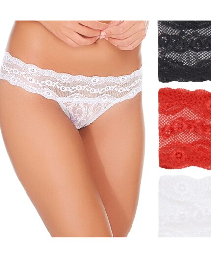 Женские 3 шт. Нижнее белье Lace Kiss High Leg 970882 b.tempt&apos;d