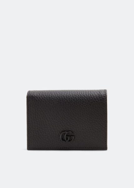 Кошелек GUCCI GG Marmont card case wallet, розовый