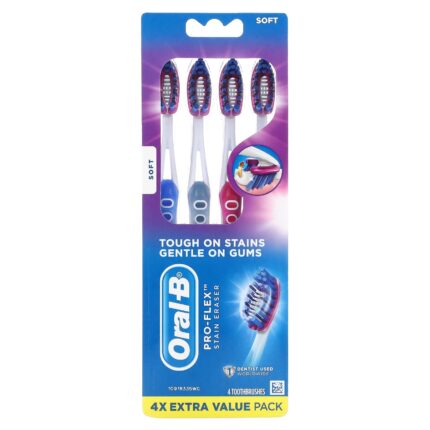 Зубные Щетки Oral-B Pro-Flex мягкие, 4 зубные щетки