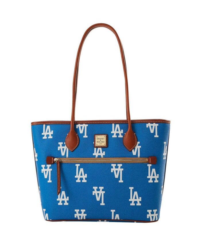 Женская спортивная сумка-тоут с монограммой Los Angeles Dodgers Dooney & Bourke, синий