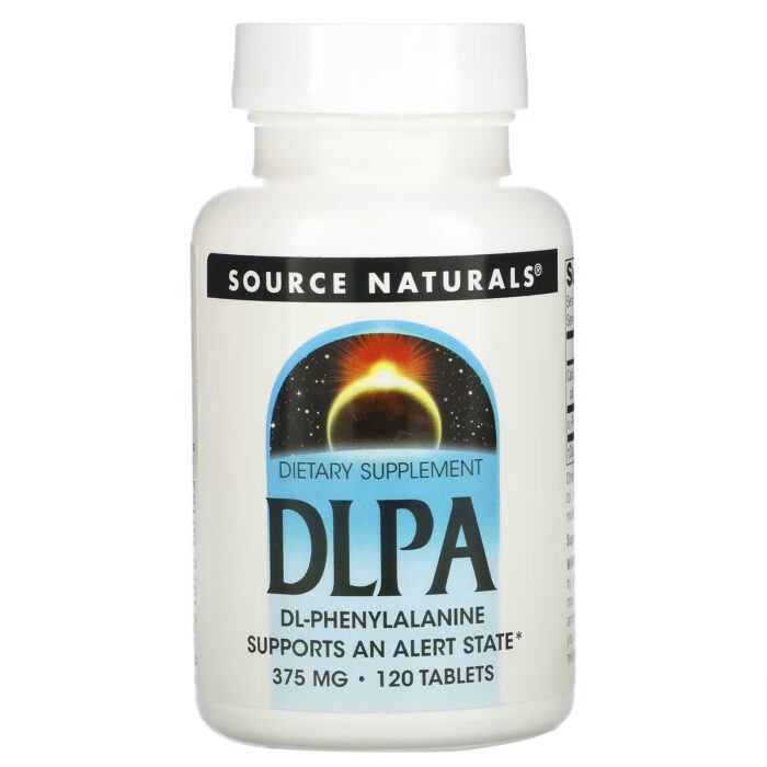 Source Naturals, DLPA, 375 мг, 120 таблеток