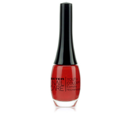 Лак для ногтей Nail care youth color #065-deep in coral Beter, 11 мл, Esmalte Youth Color 066 Almost Red Light