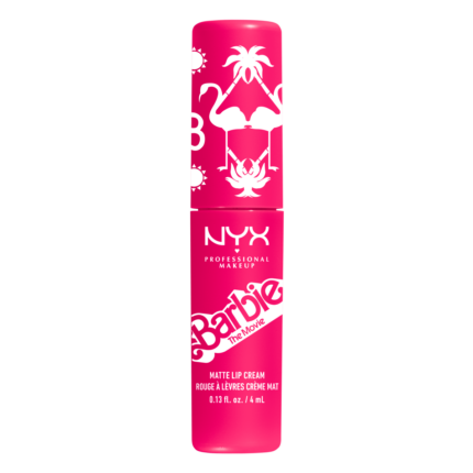 Dreamhouse розовая кремовая помада Nyx Professional Makeup Barbie Smooth Whip, 4 мл