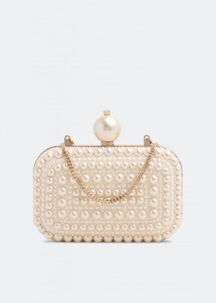 Клатч JIMMY CHOO Cloud clutch, белый