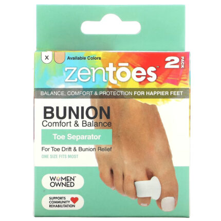 Гелевые накладки на пальцы ног ZenToes, 2 штуки  в упаковке