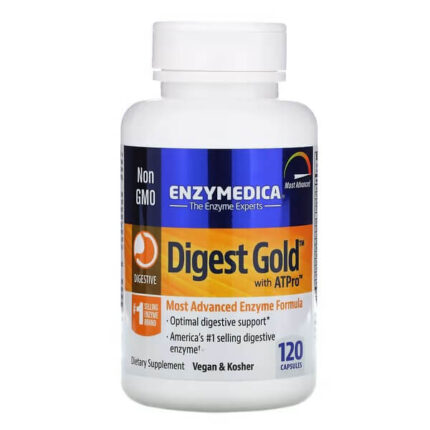 Ферменты Digest Gold + Probiotics 90 капсул, Enzymedica