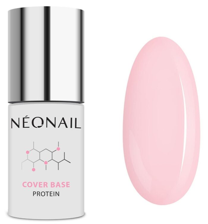 Neonail Cover Base Protein база для гибридного лака, Nude Rose