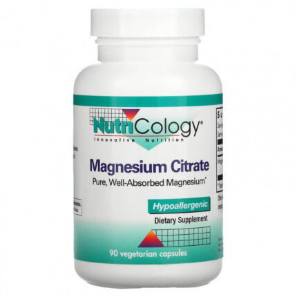 Магния цитрат Nutricology Magnesium Citrate , 90 капсул