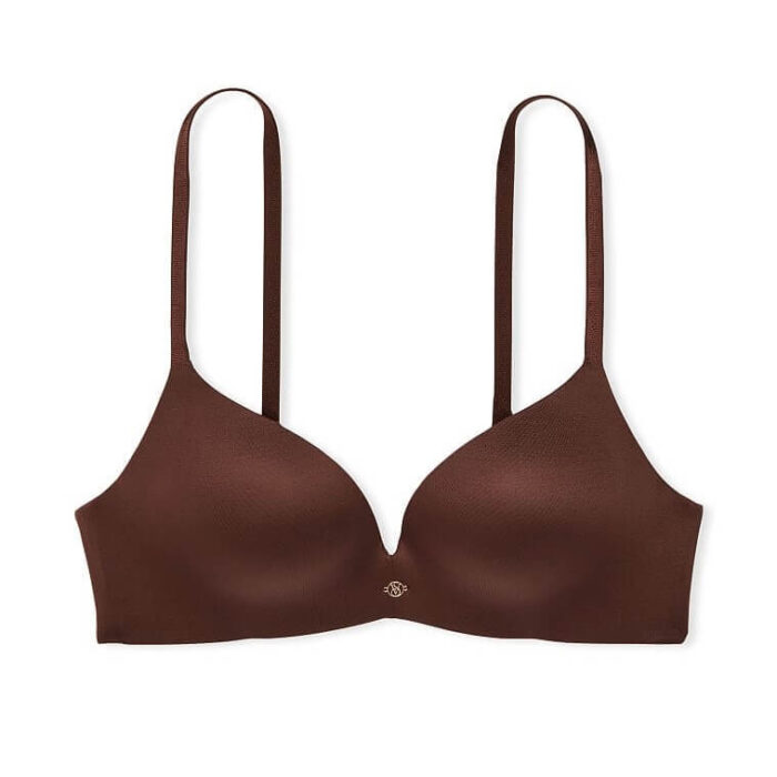 Бюстгальтер Victoria&apos;s Secret Very Sexy So Obsessed Wireless Push-Up, коричневый