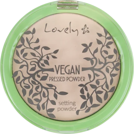 Пудра для лица Vegan Polvos Compactos Lovely Makeup, Beige