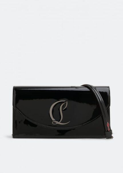 Клатч CHRISTIAN LOUBOUTIN Loubi54 clutch, черный