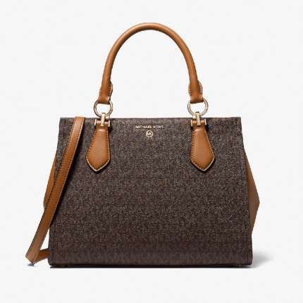 Сумка Michael Michael Kors Mila Medium Leather Messenger, черный