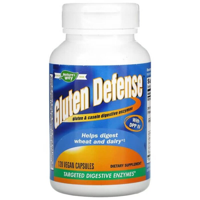 Gluten Defense с DPP IV Nature&apos;s Way, 120 капсул