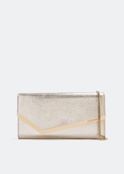 Клатч JIMMY CHOO Diamond frame clutch, черный