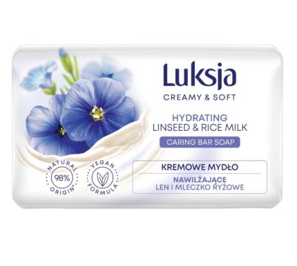 Luksja Creamy & Soft Róża i Proteiny Mlekaкусковое мыло, 90 g