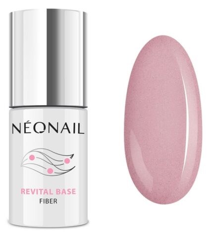 Neonail Revital Base Fiber база для гибридного лака, Blinking Cover Pink