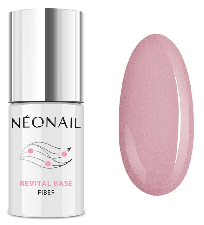 Neonail Revital Base Fiber база для гибридного лака, Blinking Cover Pink