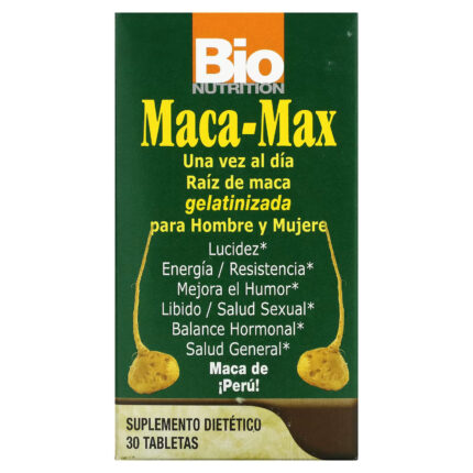 Bio Nutrition, Maca Max, 1,000 мг, 30 таблеток