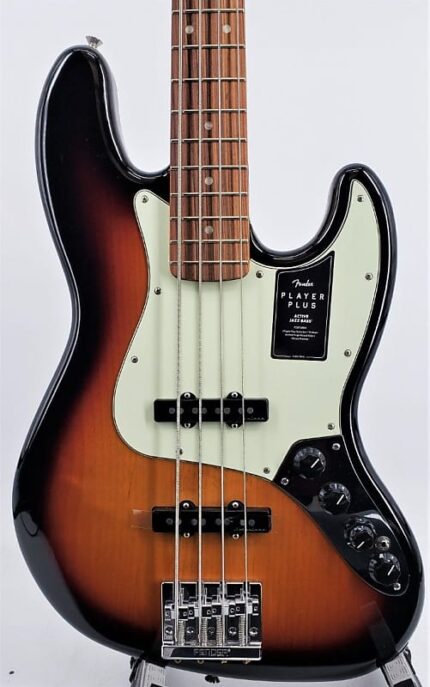 Fender Player Plus Active Precision Bass, три цвета Sunburst. MN1044010