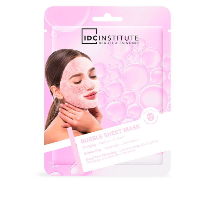 Маска для лица Bubble sheet mask deep pore cleansing Idc institute, 1 шт