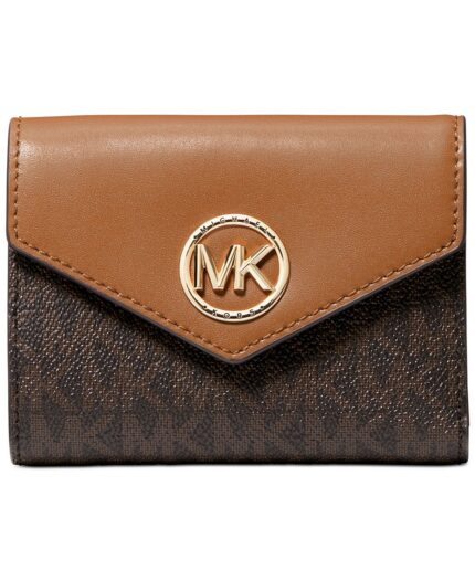 Фирменный кошелек greenwich envelope trifold Michael Kors, мульти