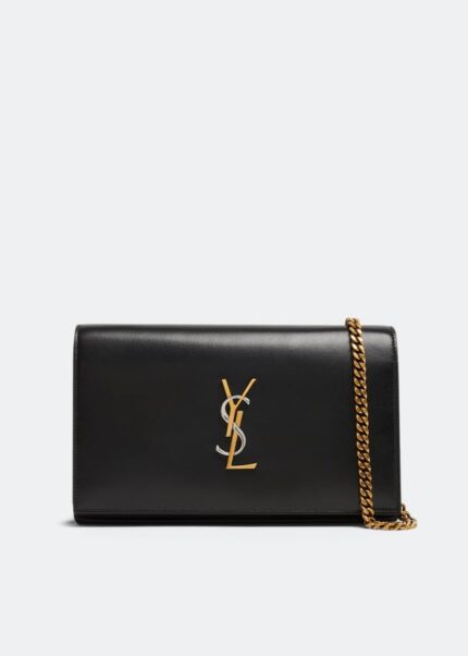 Сумка кросс-боди SAINT LAURENT Sunset chain wallet bag, черный