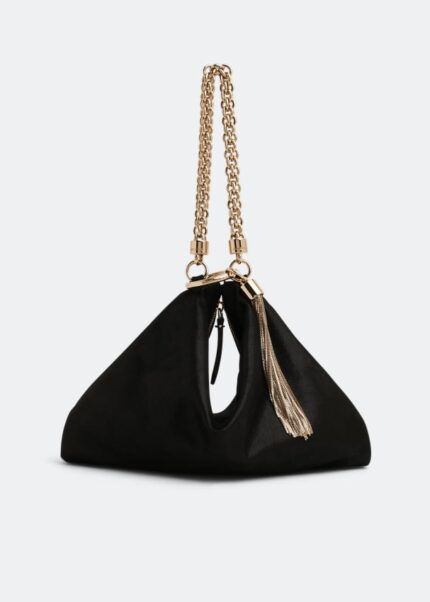 Сумка JIMMY CHOO Bon Bon bucket bag, черный