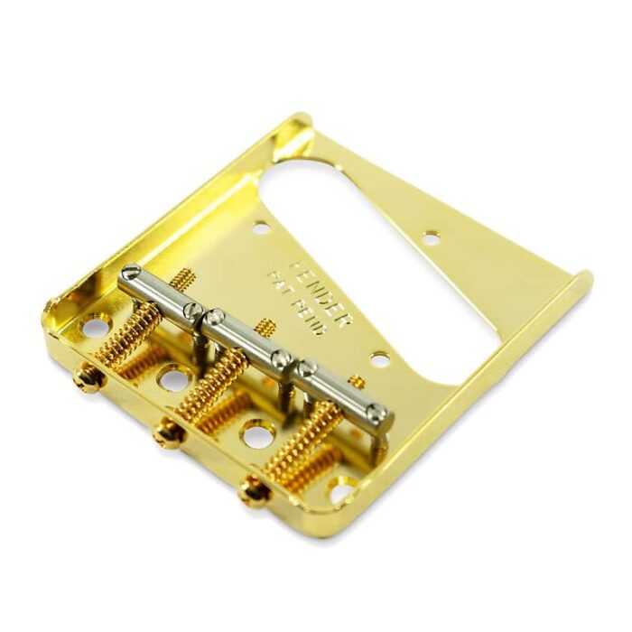 Fender 3-Saddle American Vintage Telecaster Bridge Assembly Gold 0990806200