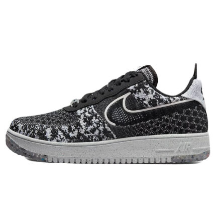 Кроссовки Nike Air Force 1 Crater Flyknit Next Nature, серый/черный