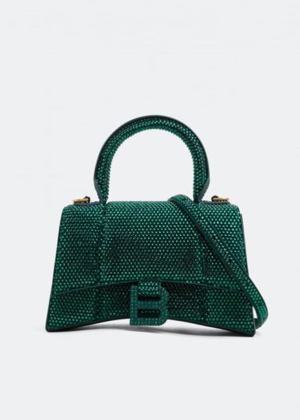 Сумка BALENCIAGA Le Cagole mini chain bag, серебряный