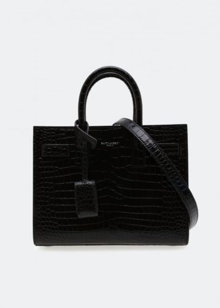 Сумка SAINT LAURENT Nano Sac de Jour tote bag, черный