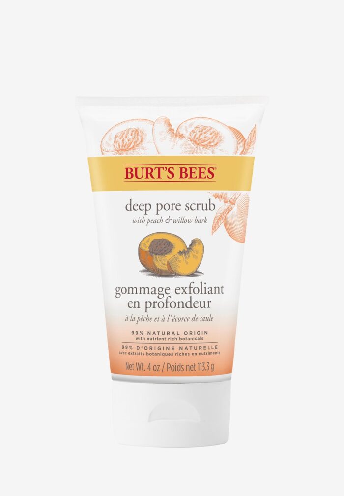 Скраб и пилинг для лица DEEP PORE SCRUB 110g Burt&apos;s Bees, цвет peach & willow bark